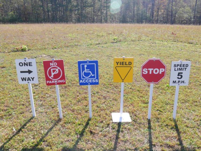 Trike Path Traffic Signs