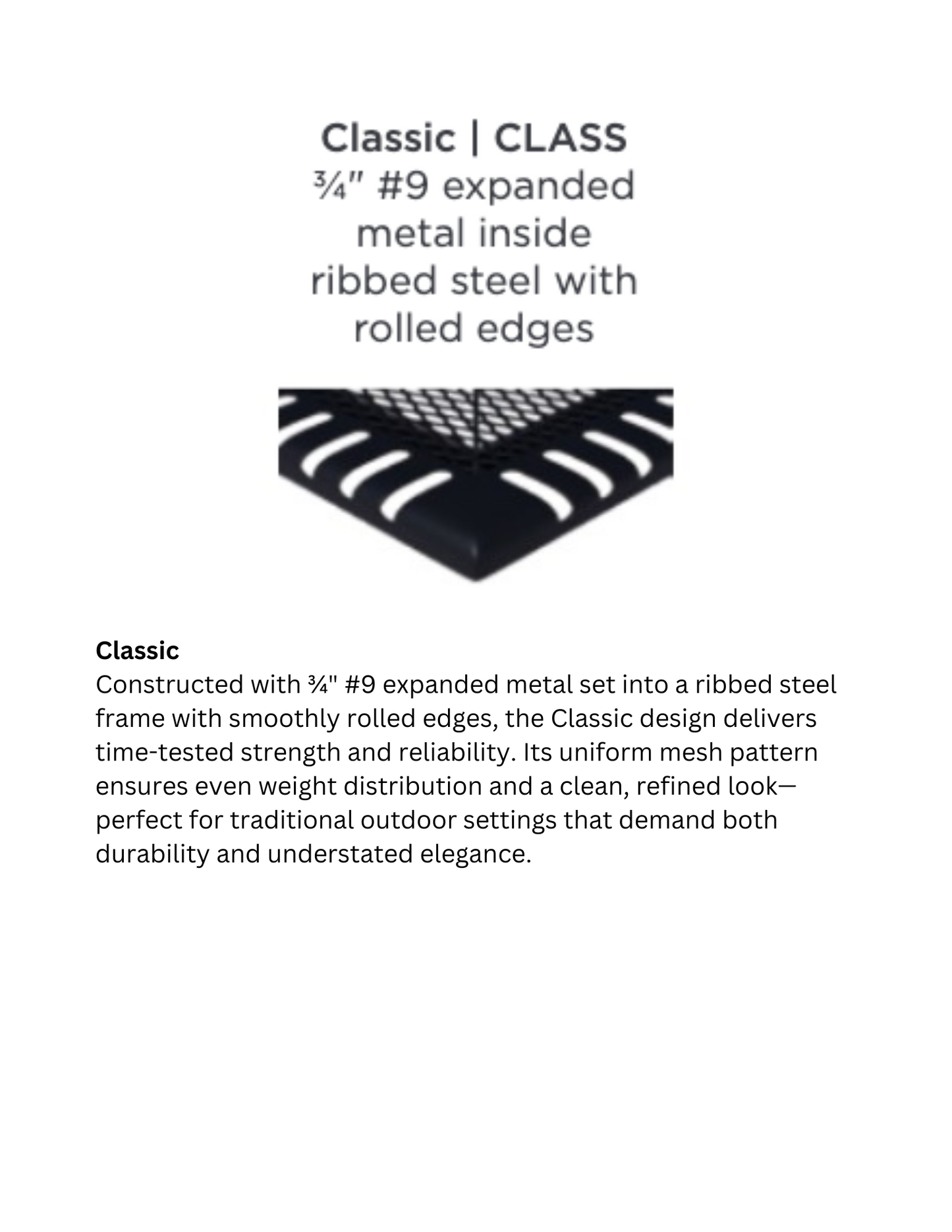 Square Classic Web Table