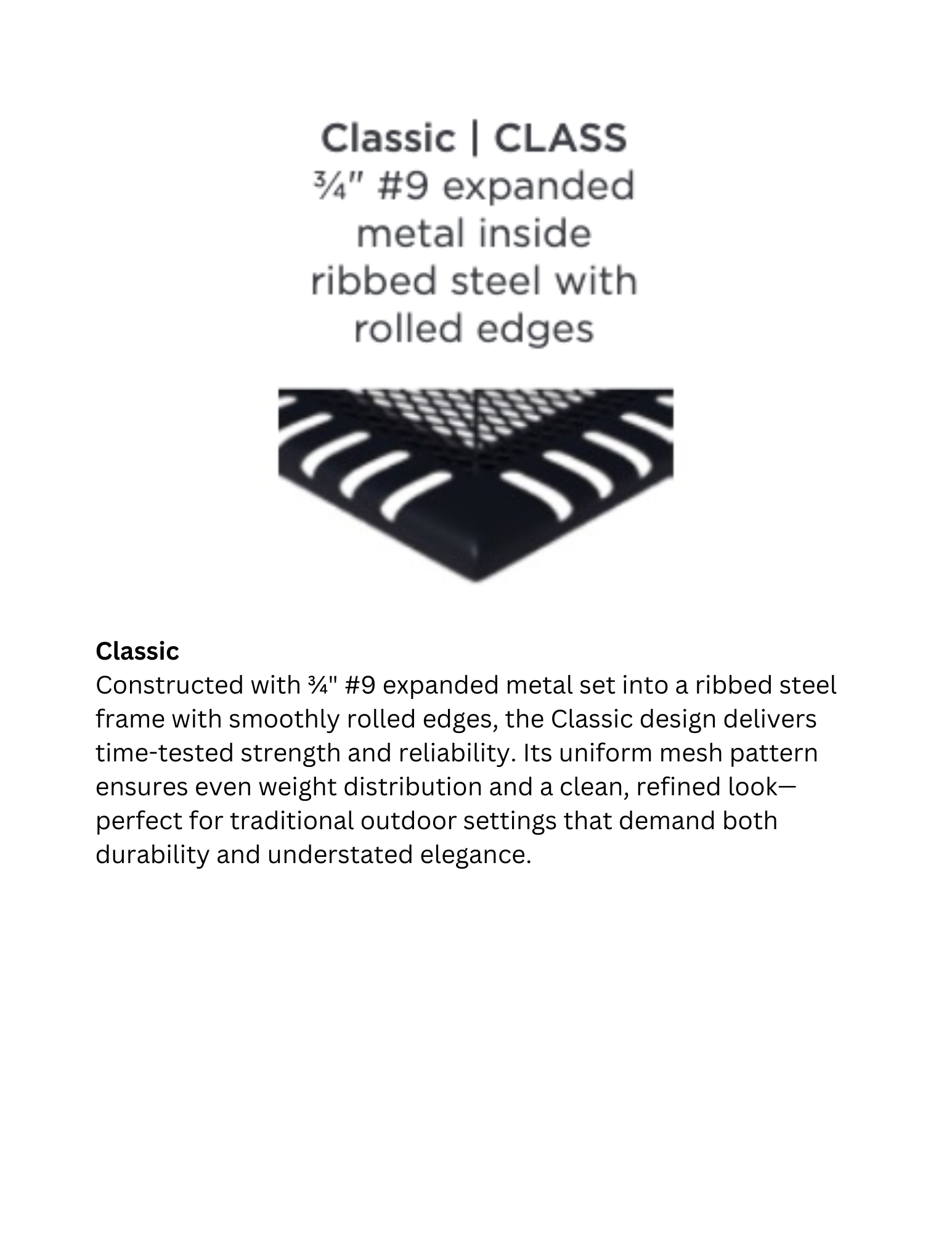 Square Classic Web Table