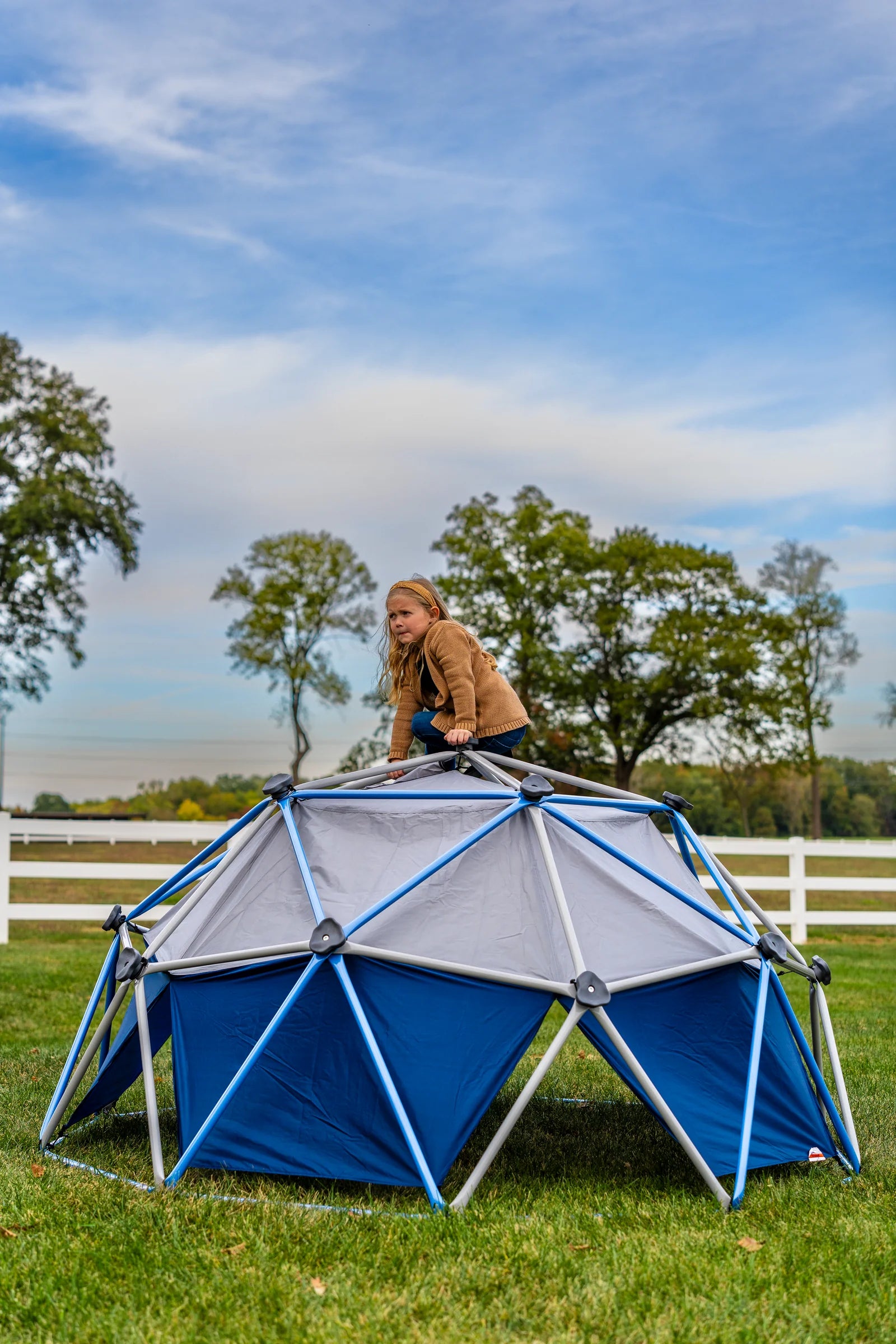 Jungle Gym Dome Climber With Canopy