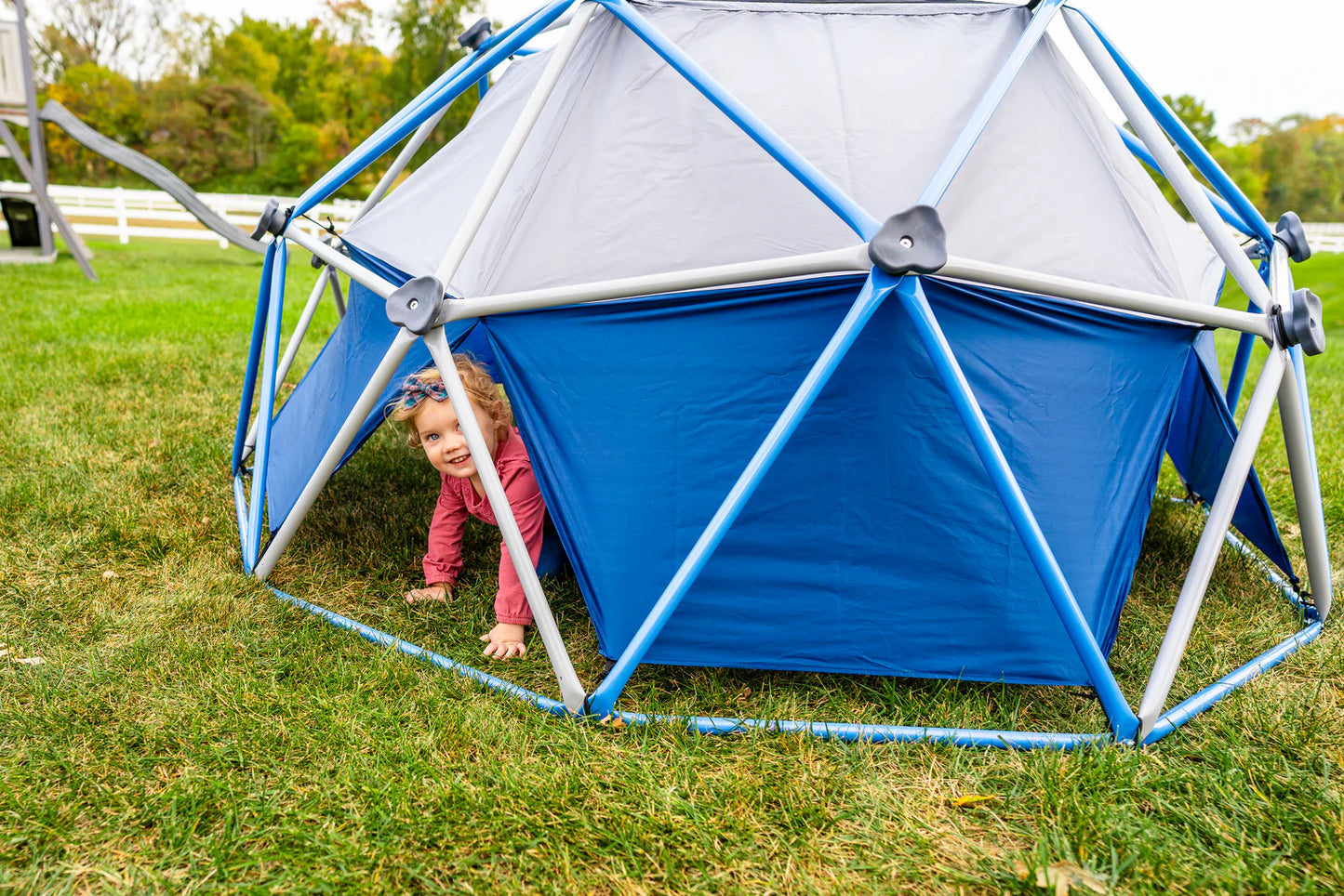 Jungle Gym Dome Climber With Canopy