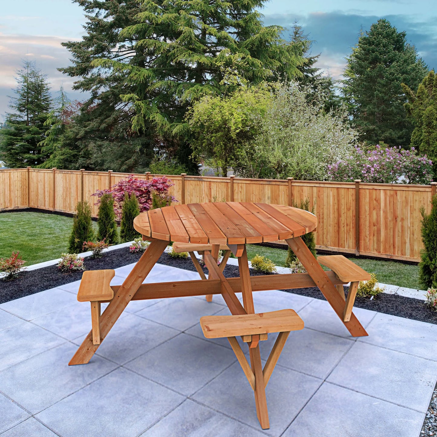 Circular Adult Picnic Table