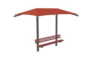 Shaded Rectangle Benches
