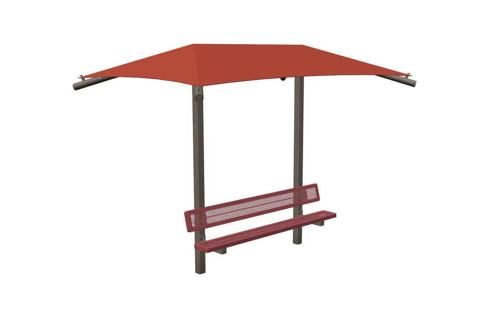 Shaded Rectangle Benches