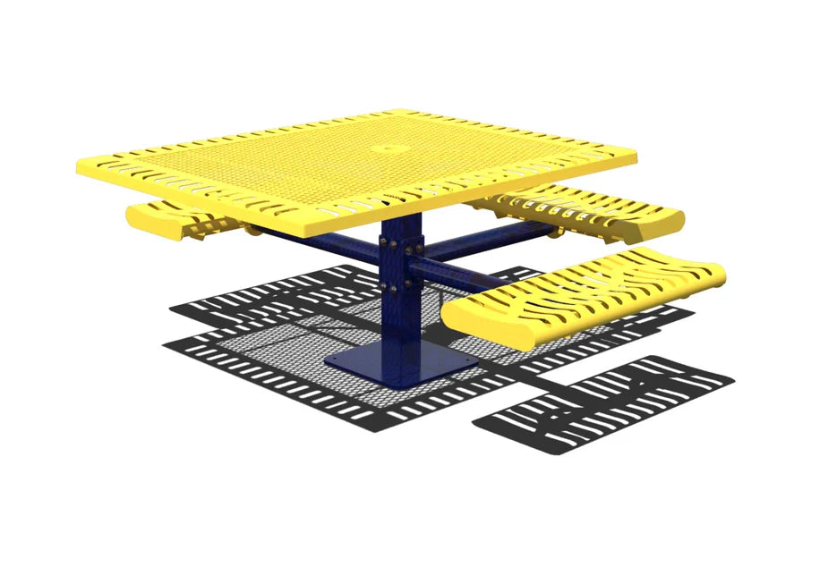 Square Classic Pedestal Table