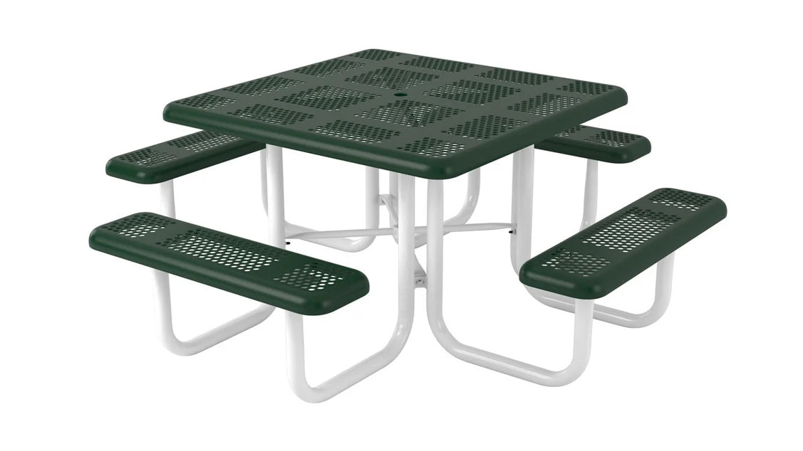 Square Perforated Portable Table