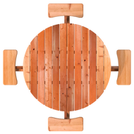 Circular Adult Picnic Table