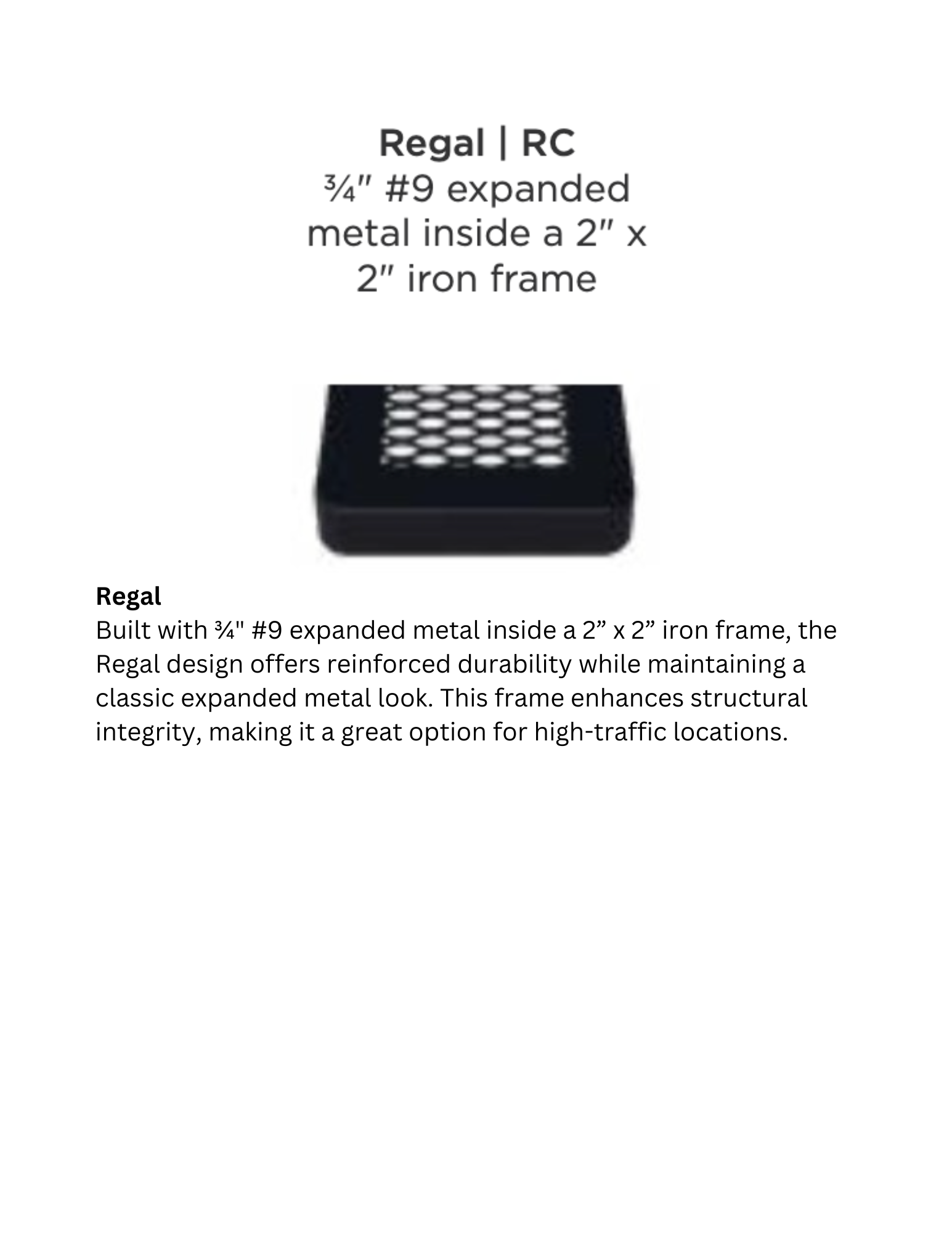 Rectangle Regal Portable Table